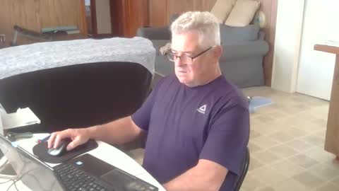 Snapshot of 55mnc chatting on 10.25.25 Joe online show from 10.25.25