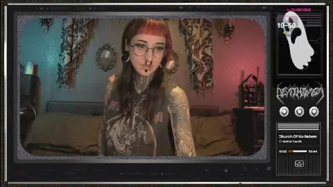 Snapshot of 666deathgasm chatting on 07.07.26 Juune online show from 07.07.26