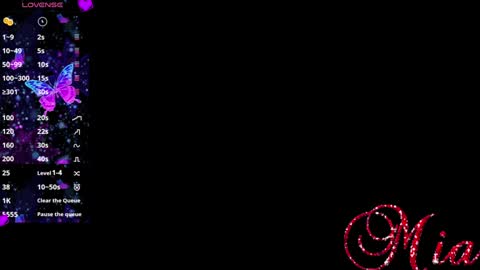 Snapshot of 666mia666 chatting on 01.08.25 Mia my pvt is open and lovense is active online show from 01.08.25