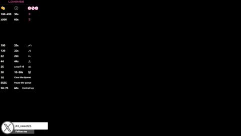 _arianasweet online show from 11.12.25