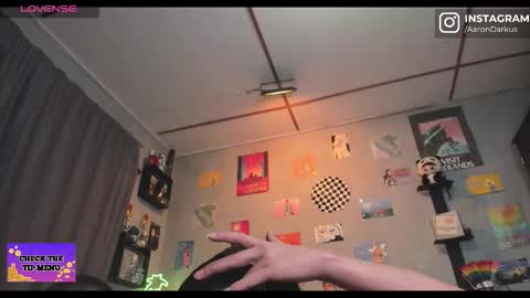 Snapshot of aaron_darkus chatting on 11.14.25 Aaron online show from 11.14.25