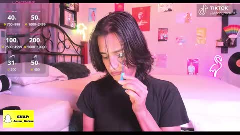 Snapshot of aaron_darkus chatting on 12.15.25 Aaron online show from 12.15.25