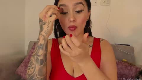 Snapshot of abbey_allen chatting on 02.21.25 Abbey  IG abby allenn  04 December Online at  I will be on vacation dont forget me  See you soon   online show from 02.21.25