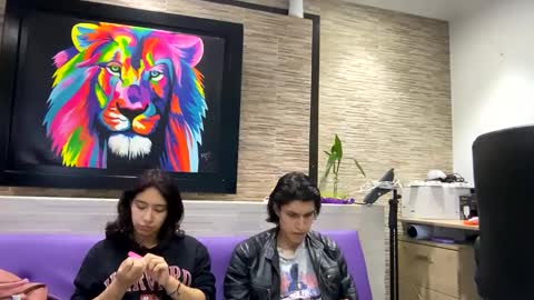 Snapshot of adam_and_abby_ chatting on 02.07.25 adam and abby online show from 02.07.25