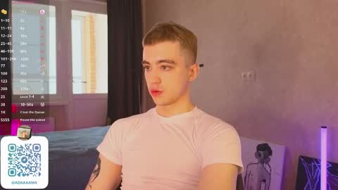 Snapshot of adampolerno chatting on 01.09.25 Hi Im Adam Glad to see u here 3 And its my first day online show from 01.09.25