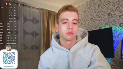 Snapshot of adampolerno chatting on 01.14.25 Hi Im Adam Glad to see u here 3 And its my first day online show from 01.14.25