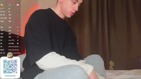 Snapshot of adampolerno chatting on 01.27.25 Hi Im Adam Glad to see u here 3 And its my first day online show from 01.27.25