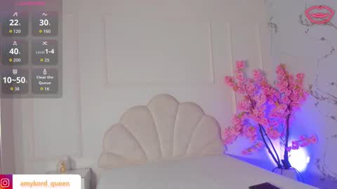 Snapshot of amykord chatting on 10.28.25 Amykord online show from 10.28.25