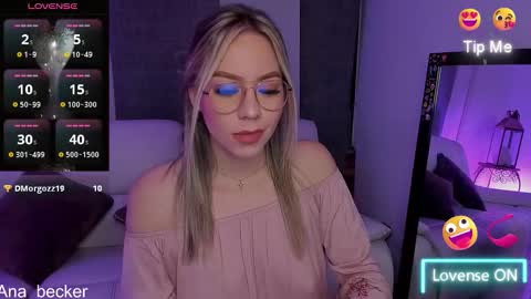 Snapshot of ana_becker1 chatting on 03.14.26 Ana online show from 03.14.26