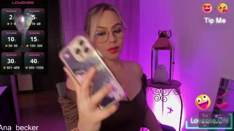 Snapshot of ana_becker1 chatting on 04.10.26 Ana online show from 04.10.26