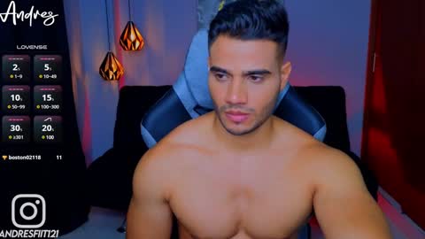 Snapshot of andresfiit chatting on 12.21.24 Andres online show from 12.21.24