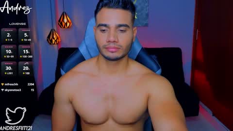 Snapshot of andresfiit chatting on 12.22.24 Andres online show from 12.22.24