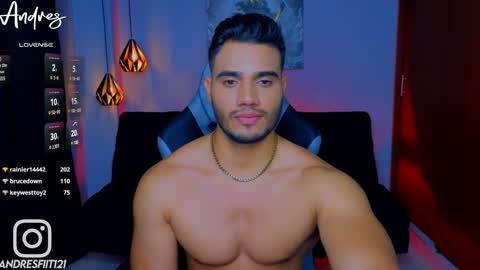 Snapshot of andresfiit chatting on 12.25.24 Andres online show from 12.25.24