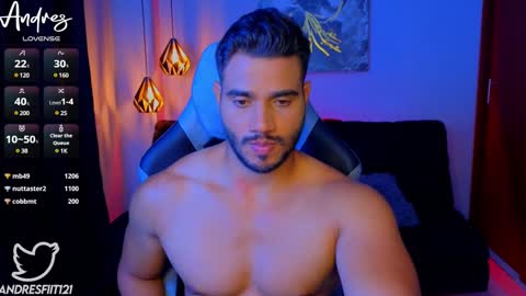 Snapshot of andresfiit chatting on 01.24.25 Andres online show from 01.24.25