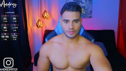 Snapshot of andresfiit chatting on 01.31.25 Andres online show from 01.31.25