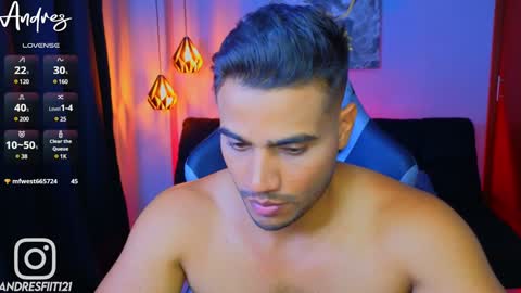 Snapshot of andresfiit chatting on 01.31.25 Andres online show from 01.31.25