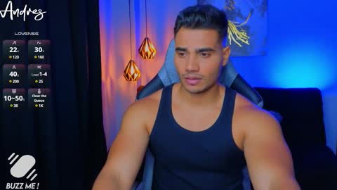 Snapshot of andresfiit chatting on 02.23.25 Andres online show from 02.23.25