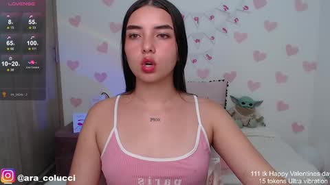 Snapshot of aratna_coluccii chatting on 02.17.25 Aratna my dream 3000 tokens online show from 02.17.25
