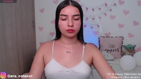 Snapshot of aratna_coluccii chatting on 02.22.25 Aratna my dream 3000 tokens online show from 02.22.25