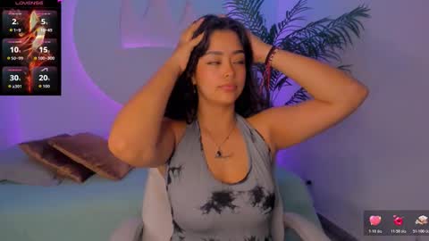 Snapshot of ariana_pierce chatting on 11.25.25 Ariana online show from 11.25.25