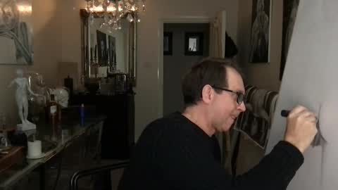 Snapshot of artisterotic chatting on 12.11.24 artisterotic online show from 12.11.24