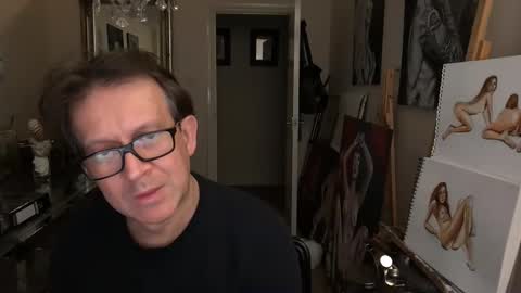 Snapshot of artisterotic chatting on 03.02.25 artisterotic online show from 03.02.25