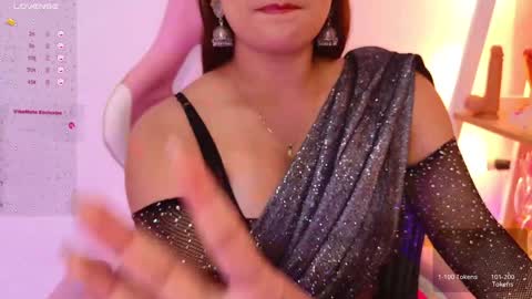 Snapshot of ashalisha chatting on 01.31.25 Asha online show from 01.31.25