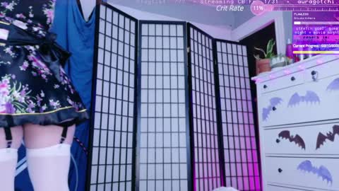 Snapshot of auragotchi chatting on 01.31.25 Aurora  Aura online show from 01.31.25