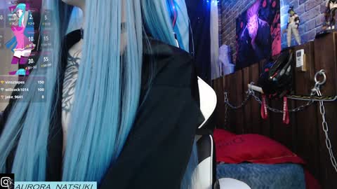 Snapshot of aurora_natsuki chatting on 01.18.25 AURORA NATSUKI online show from 01.18.25