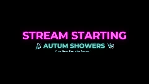 Autum Showers online show from 03.21.26
