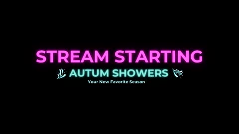 Autum Showers online show from 04.03.26