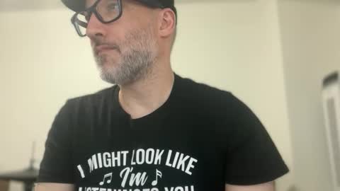 Snapshot of badboymusician chatting on 04.23.26 RockHardDrummer online show from 04.23.26