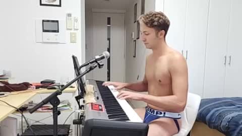 BareBritPianist online show from 10.14.25