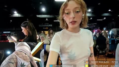 Snapshot of beckthetongue chatting on 04.10.26 Beck the tongue online show from 04.10.26