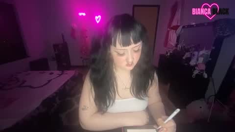 Snapshot of biablack chatting on 12.14.24 Bianca Black online show from 12.14.24