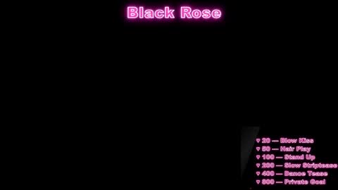 blackroseonee online show from 05.04.26