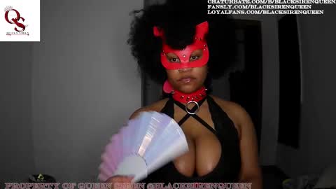 Snapshot of blacksirenqueen chatting on 02.23.25 Queen Siren online show from 02.23.25