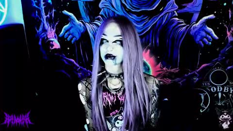 Snapshot of blasphemiangxrl chatting on 03.08.25 online show from 03.08.25