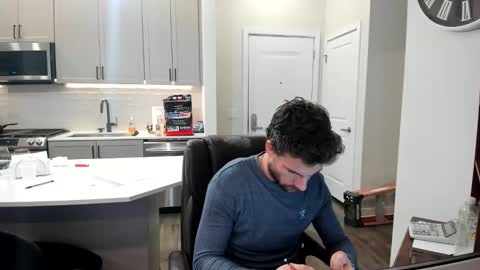 Snapshot of bluecollarhunk chatting on 12.19.25 BlueCollarHunk online show from 12.19.25