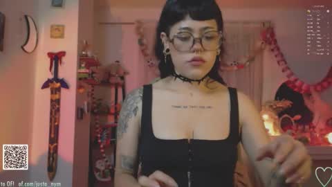   Im Nym  Justa nymph on twitter and IG online show from 12.01.25