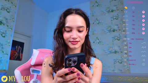 Snapshot of breeding_material chatting on 10.06.25 Ashley Dolce and Lou online show from 10.06.25