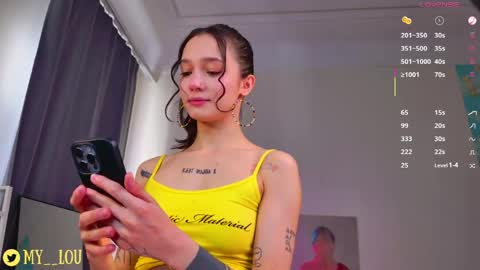 Snapshot of breeding_material chatting on 04.20.26 Ashley Dolce and Lou online show from 04.20.26