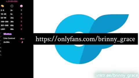 brinny_grace online show from 01.18.26