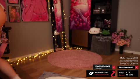 Snapshot of bunny_marthy chatting on 03.25.26 Maddie Next stream online show from 03.25.26