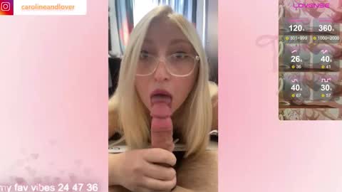 Caroline and Lover online show from 11.14.25