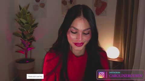 Snapshot of carolinerousev chatting on 01.13.26 carol online show from 01.13.26