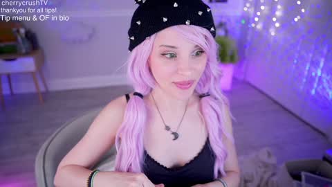 Snapshot of cherrycrush chatting on 02.22.26 Cherry Crush online show from 02.22.26