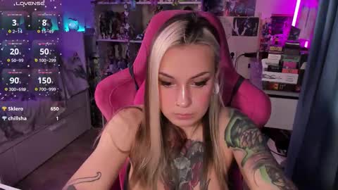 Snapshot of chloekohaku chatting on 11.29.25 ChloeKohaku online show from 11.29.25