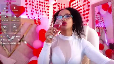 Snapshot of cintia_holms chatting on 02.15.25 Cintia online show from 02.15.25