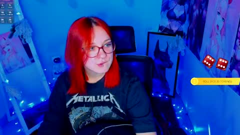 Snapshot of clarissa_milk chatting on 01.28.25 Clarissa online show from 01.28.25